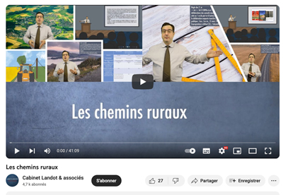 Vidéos sur les chemins ruraux